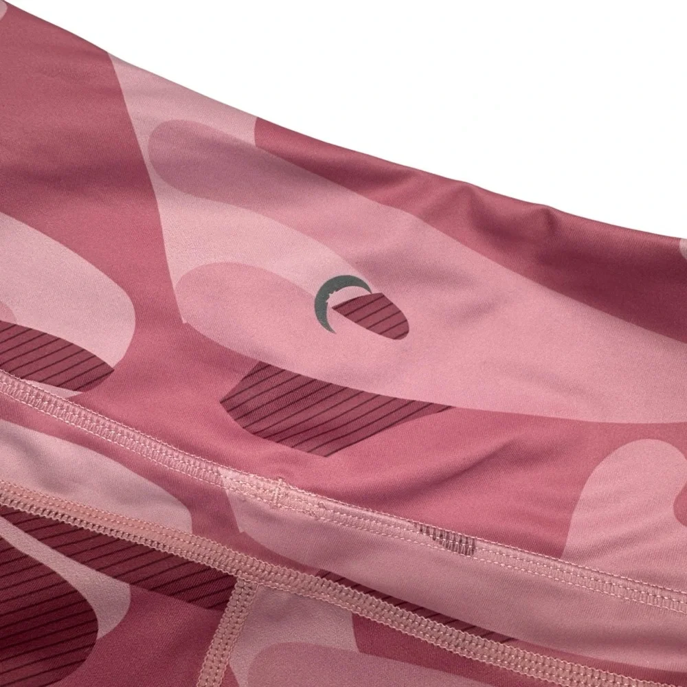 NWT ZYIA Pink Camo Pocket Light n Tight Hi-Rise Capris 20” Leggings Womens 4 - Picture 7 of 15